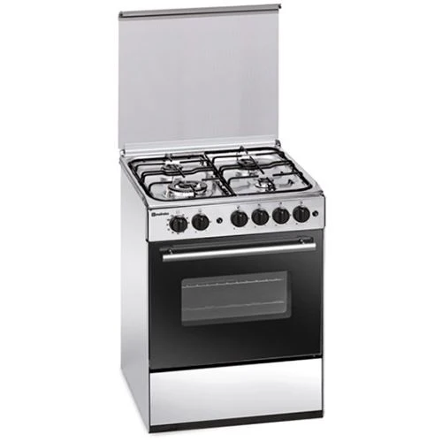 Fogão a Gás Natural Meireles M 601 X | 60x60 cm | 4 Bocas | A | Inox