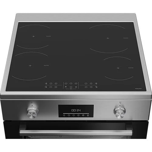 Fogão Elétrico Beko FBMA6930GX | Indução | 85x60x60 cm | 4 Zonas | A | Aço inoxidável - Image 4