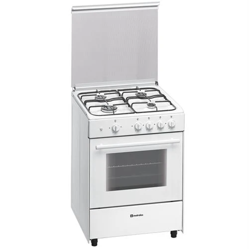 Fogão Meireles G 600 W | Gás Natural | 60x60 cm | 49 L | 4 Zonas | A | Branco