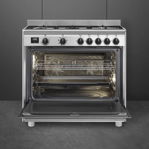 Fogão Smeg Master BG91X2 | 90 cm | 5 Zonas | A | Aço inoxidável - Image 2