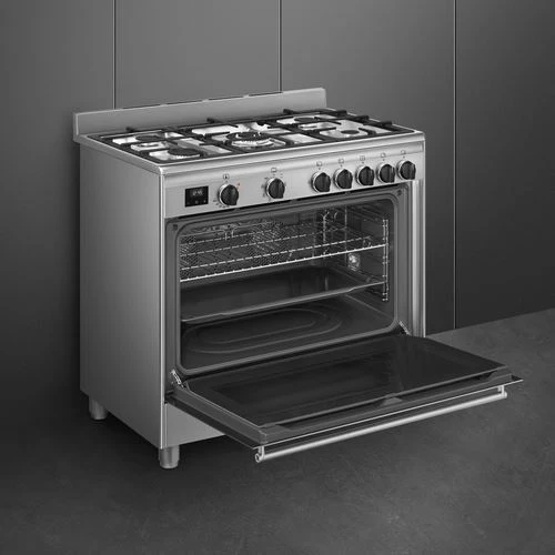 Fogão Smeg Master BG91X2 | 90 cm | 5 Zonas | A | Aço inoxidável - Image 4