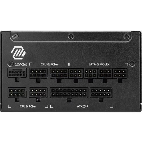 Fonte de AlimentaçãoMSI MAG A1000GL 1000W 80+ Gold PCIE5 II - Preto - Image 3