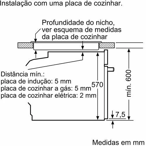 Forno Elétrico Bosch Hba574Bb3 | 59.5 Cm | A+ | Preto - Outlet - Grade A - Image 9