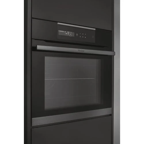 Forno Elétrico Haier I-Message Series 4 Hwo60Sm5B9Bh | Pirolítico | 70 L | 59.5 Cm | A+ | Preto - Outlet Loja Benfica - Grade B - Image 4