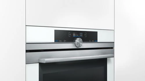 Forno Elétrico Siemens HB673GBW1F | Pirolítico | 71 L | 59.5 cm | A+ | Aço inoxidável, Branco - Image 2