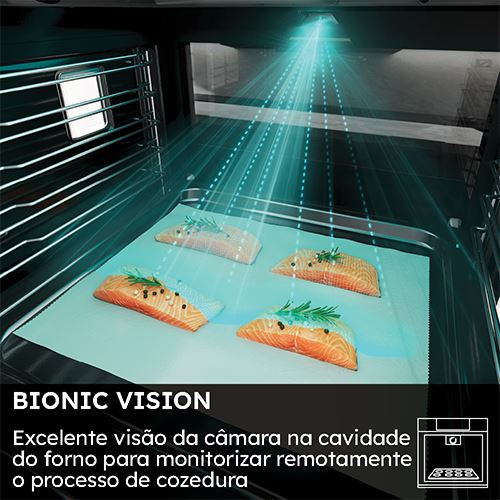 Forno Elétrico Haier H6 ID68M5YTB Série 6 Bionic Eye | 78 L | 59.5 cm | A++ | Preto - Image 4