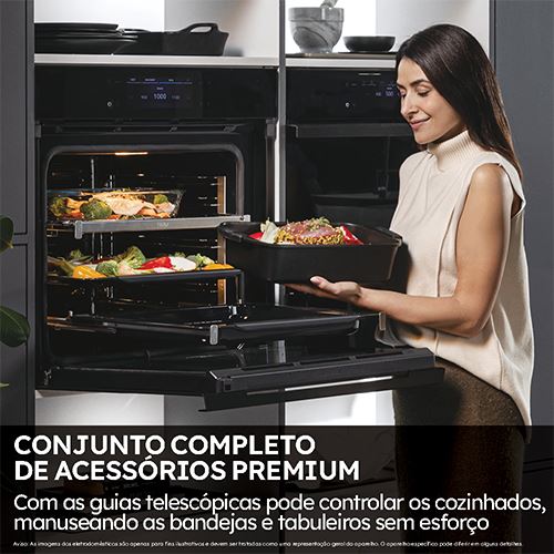 Forno Elétrico Haier H6 ID68M5YTB Série 6 Bionic Eye | 78 L | 59.5 cm | A++ | Preto - Image 6