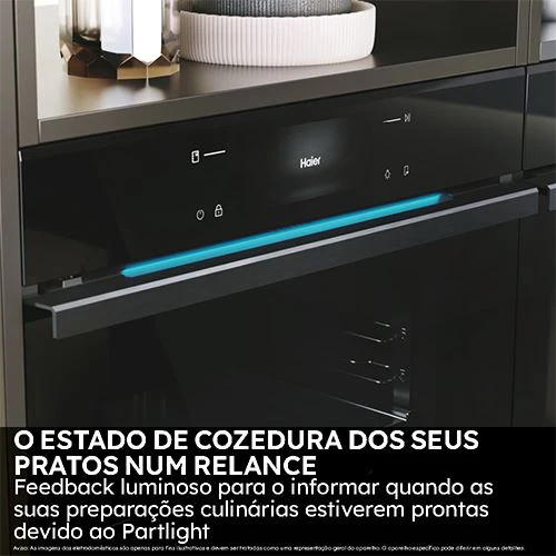 Forno Elétrico Haier H6 ID68M5YTB Série 6 Bionic Eye | 78 L | 59.5 cm | A++ | Preto - Image 8