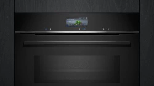 Forno Elétrico Siemens iQ700 HM776GKB1 | Pirolítico | 67 L | 59.4 cm | Preto - Image 2