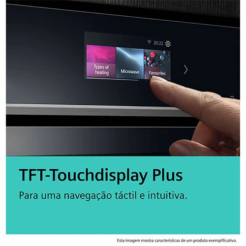 Forno Elétrico Siemens iQ700 HM776GKB1 | Pirolítico | 67 L | 59.4 cm | Preto - Image 7