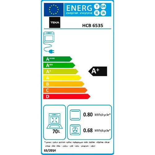 Forno Elétrico Teka HCB 6535 SS | 70 L | 59.5 cm | A+ | Aço inoxidável - Image 7