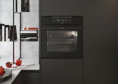 Forno Elétrico Haier I-Turn Series 2 HWO60SM2F3BH | a Vapor | 70 L | 59.5 cm | A+ | Preto - Image 2