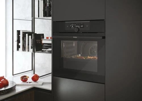 Forno Elétrico Haier I-Turn Series 2 HWO60SM2F3BH | a Vapor | 70 L | 59.5 cm | A+ | Preto - Image 4