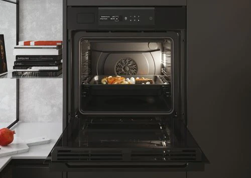 Forno Elétrico Haier I-Message Steam Series 2 HWO60SM2S1BH | a Vapor | 70 L | 59.5 cm | A+ | Preto - Image 3