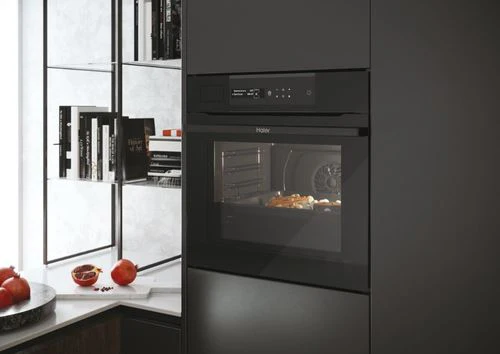 Forno Elétrico Haier I-Message Steam Series 2 HWO60SM2S1BH | a Vapor | 70 L | 59.5 cm | A+ | Preto - Image 4