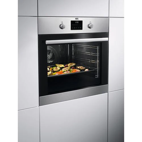 Forno Elétrico Pirolítico AEG BPB331161M | 72 L | 59.4 cm | Inox - Image 4