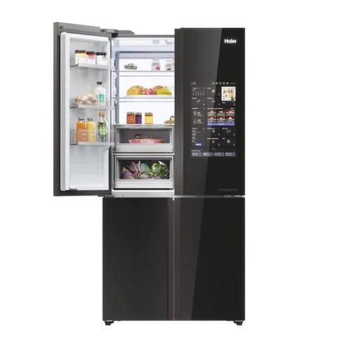 Frigorífico Americano Haier Hcw9919Fsgb | 190X90,5X69,7 Cm | 386 L | F | Preto - Outlet Loja Benfica - Grade B - Image 4