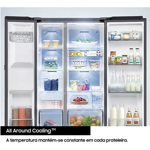 Frigorífico Americano Samsung RS70F65KETEF | 178.4x91,2x72,6 cm | 640 L | E | Inox - Image 4