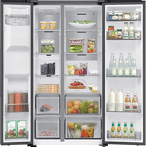 Frigorífico Americano Samsung RS70F66KCTEF | 178.4x91.2x72.6 cm | 634 L | C | Inox - Image 4
