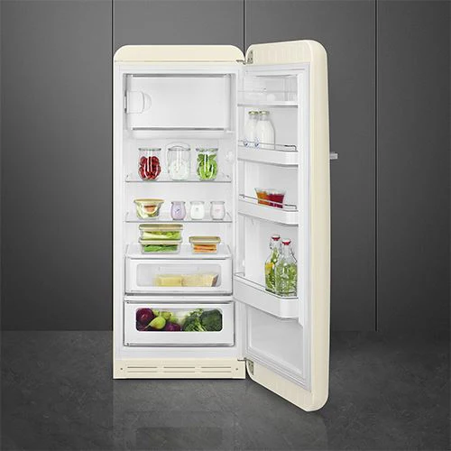 Frigorífico com Congelador Smeg FAB28RCR6 Anni 50 | 153x60.1x76.8 cm | 270 L | C | Creme - Image 7