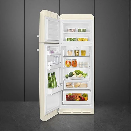 Frigorífico com Congelador Smeg FAB30LCR5 Anni 50 | 172x60x72.8 cm | 294 L | D | Creme - Image 2