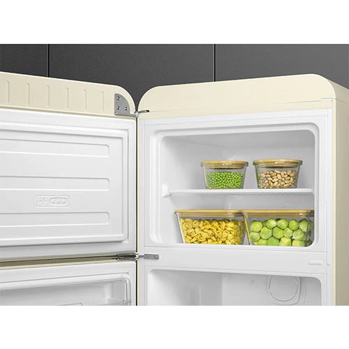 Frigorífico com Congelador Smeg FAB30LCR5 Anni 50 | 172x60x72.8 cm | 294 L | D | Creme - Image 4