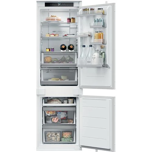 Frigorífico Combinado Encastrável Haier HBQW5518E | 177,2x54x55 cm | 251 L | E