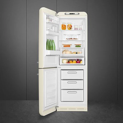 Frigorífico Combinado Smeg FAB32LCR6 Anni 50 | 196.8x60.1x72.8 cm | 331 L | C | Creme - Image 3
