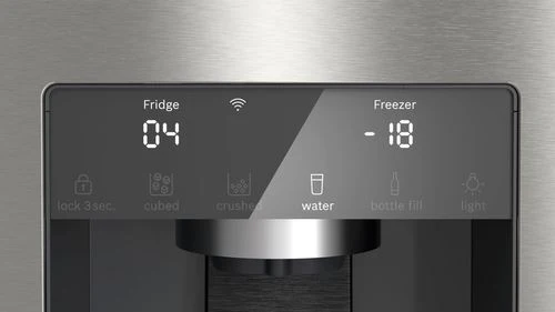 Frigorífico Americano Bosch KFI96APEA | 183x90,5x73,1 cm | 574 L | E | Aço polido - Image 6