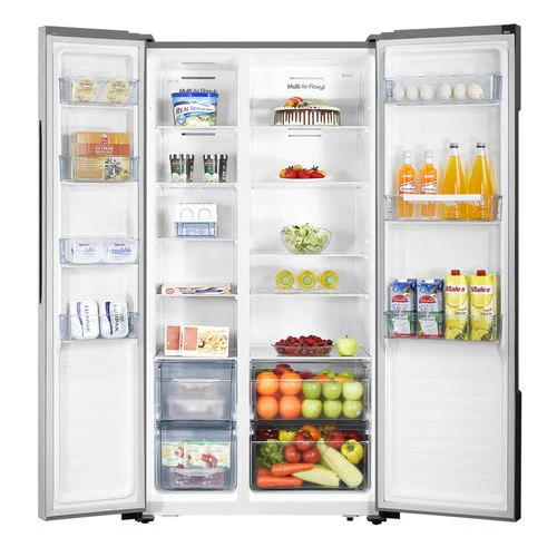 Frigorífico Americano Hisense RS670N4HC2 | 178x91x64,3 cm | 336 L | E | Aço inoxidável - Image 4