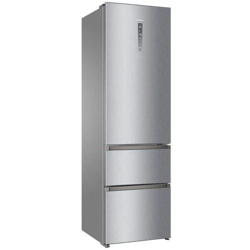 Frigorífico Combinado Haier A3FE737CMJ | 200x59,5x65,7 cm | 253 L | E | Aço inoxidável - Image 2