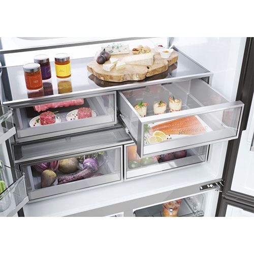Frigorífico Americano Haier HCW9919ESGB | 190x90.5x69.7 cm | 586 L | E | Preto - Image 9