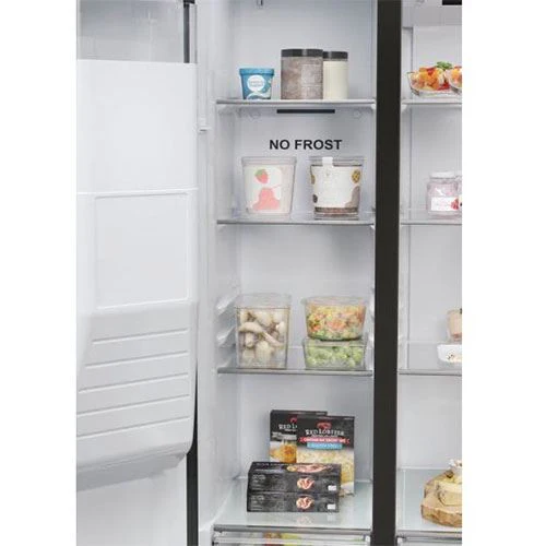 Frigorífico Americano Haier HSR5918DIPB | 177.5x90.8x65.9 cm | 511 L | D | Preto - Image 11