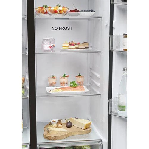 Frigorífico Americano Haier HSR5918DIPB | 177.5x90.8x65.9 cm | 511 L | D | Preto - Image 6