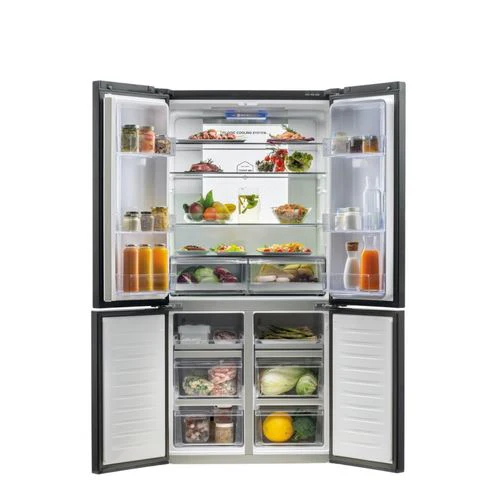Frigorífico Americano Haier HTF-610DSN7 | 190x90,8x75 cm | 628 L | F | Preto - Image 2