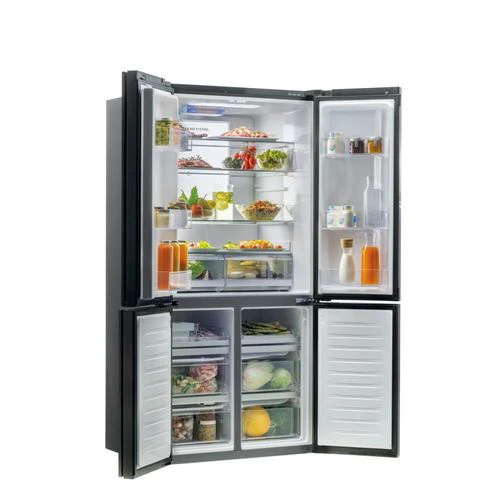 Frigorífico Americano Haier HTF-610DSN7 | 190x90,8x75 cm | 628 L | F | Preto - Image 4