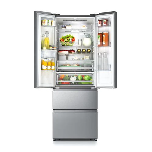 Frigorífico Americano Hisense RF632N4WIE | 200x70x69,4 cm | 336 L | E | Cinzento, Inox - Image 2