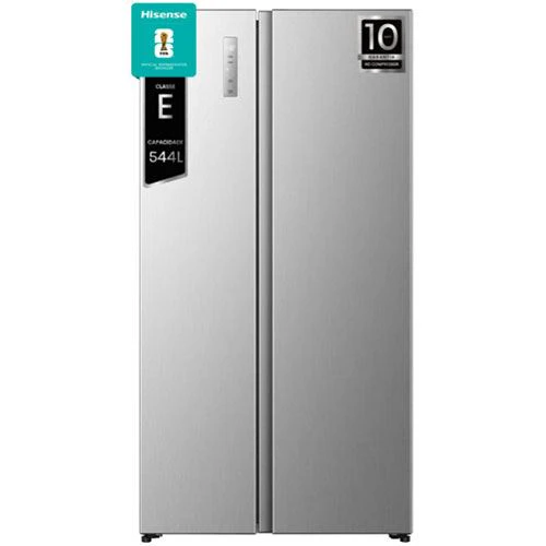 Frigorífico Americano Hisense RS3P558NEIE | 178.6x91.1x61.5 cm | 544 L | E | Look inox - Image 2