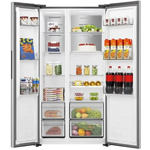 Frigorífico Americano Hisense RS3P558NEIE | 178.6x91.1x61.5 cm | 544 L | E | Look inox - Image 4