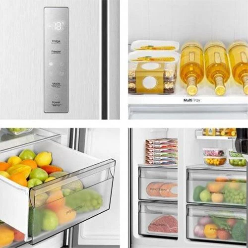 Frigorífico Americano Hisense RS3P558NEIE | 178.6x91.1x61.5 cm | 544 L | E | Look inox - Image 6