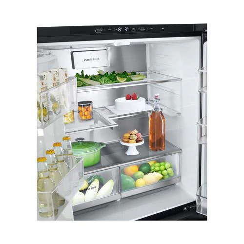 Frigorífico Americano LG GMG860EPBE | 178,7x83,5x73 cm | 508 L | E | Preto - Image 3