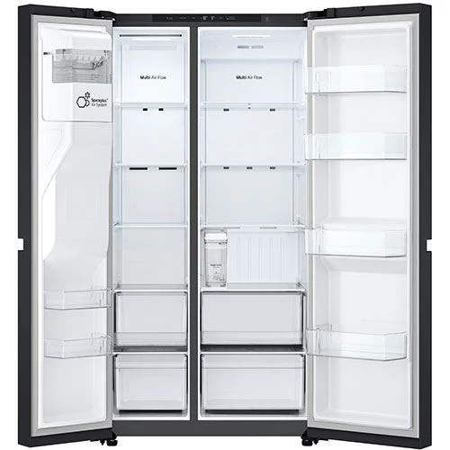 Frigorífico Americano LG GSLC41EPPE | 179x91.3x73.5 cm | 641 L | E | Preto Mate - Image 3