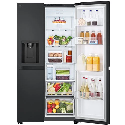 Frigorífico Americano LG GSLC41EPPE | 179x91.3x73.5 cm | 641 L | E | Preto Mate - Image 5