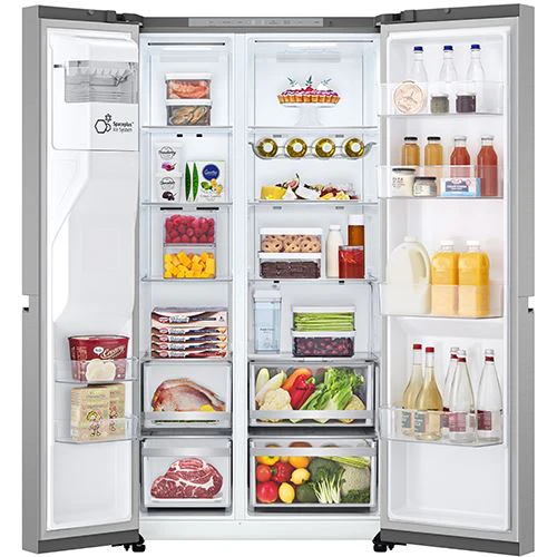 Frigorífico Americano LG GSLE81PYBD | 179x91,3x73,5 cm | 641 L | D | Prateado - Image 3