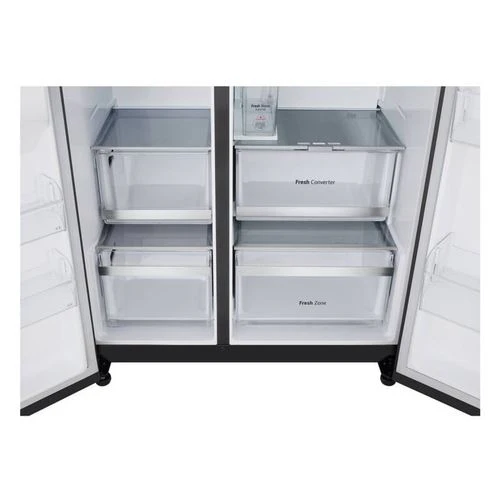 Frigorífico Americano LG GSLE91EVAC | 179x91,3x73,5 cm | 628 L | C | Preto - Image 7