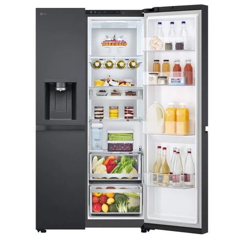 Frigorífico Americano LG GSLE91EVAC | 179x91,3x73,5 cm | 628 L | C | Preto - Image 8