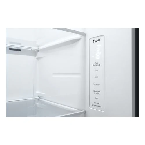 Frigorífico Americano LG GSLV71PZTD.APZQEUT | 179x91,3x73,5 cm | 416 L | D | Metálico, Prateado - Image 3