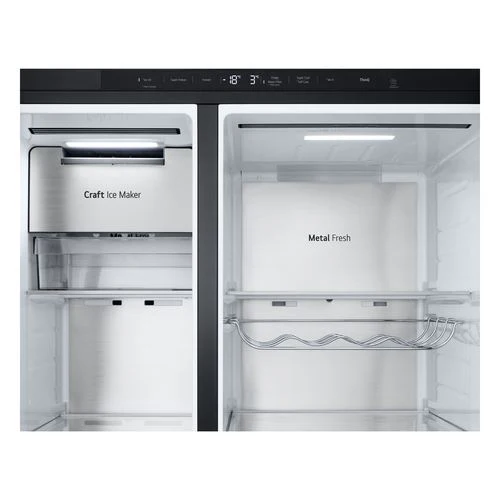 Frigorífico Americano LG GSXE90EVDD | 179x91,3x73,5 cm | 628 L | D | Preto - Image 6