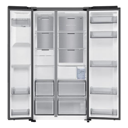 Frigorífico Americano Samsung RS70F65KDT | 178x91,2x72,6 cm | 640 L | D | Aço inoxidável - Image 5