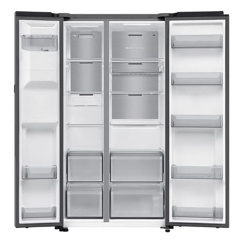 Frigorífico Americano Samsung RS90F64EDT | 178x91,2x72,6 cm | 621 L | D | Aço inoxidável - Image 6